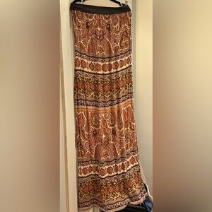 NWOT VELVET MAXI BANDEAU DRESS ( Nds small repair)